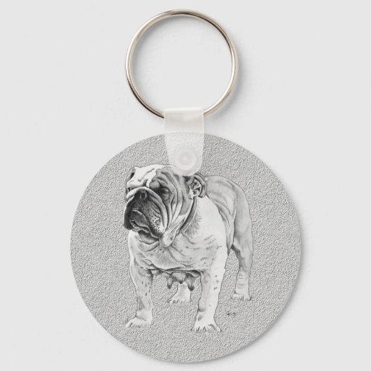 British Bulldog Sleutelhanger (Voorkant)