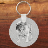 British Bulldog Sleutelhanger (Voorkant)
