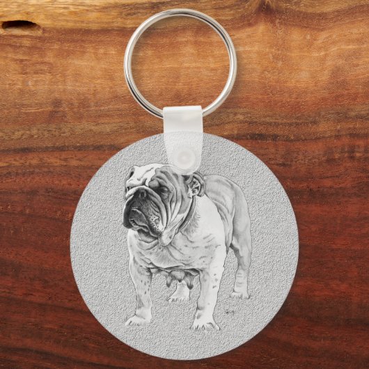 British Bulldog Sleutelhanger (Voorkant)