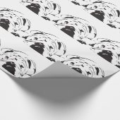 British Bulldog Stencil Cadeaupapier (Hoek)