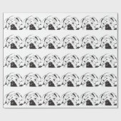 British Bulldog Stencil Cadeaupapier (Vlak)