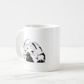 British Bulldog Stencil Koffiemok (Voorkant links)