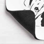 British Bulldog Stencil Muismat (Hoek)