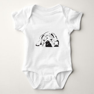 British Bulldog Stencil Romper