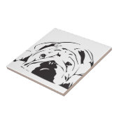 British Bulldog Stencil Tegeltje (Zijkant)