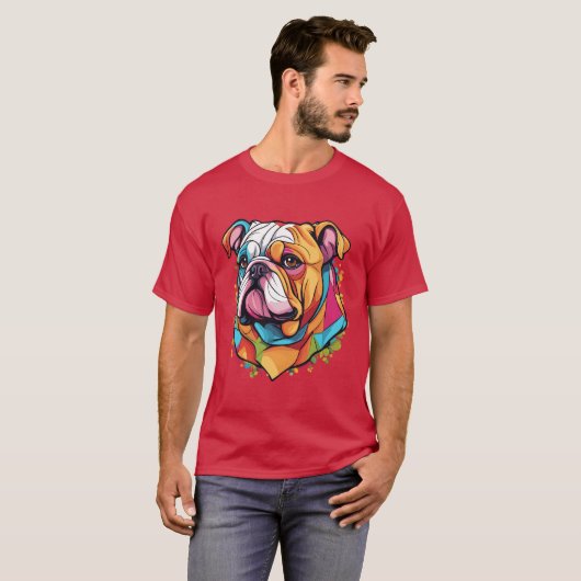 British Bulldog T-shirt (Voorkant volledig)