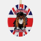 British Bulldog - Union Jack - Ornament (Rechts)