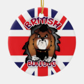 British Bulldog - Union Jack - Ornament (Voorkant)