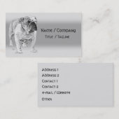 British Bulldog Visitekaartje (Voorkant / Achterkant)