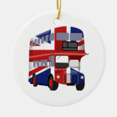 British Bus Keramisch Ornament (Voorkant)