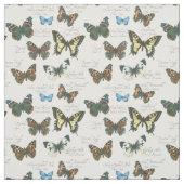 British Butterflies Fabric Stof (Swatch)