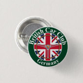 British Car Club Button (Voorkant /achterkant)