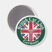 British Car Club Magnet (Voorkant / Achterkant)