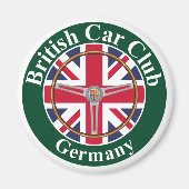 British Car Club Magnet (Voorkant)
