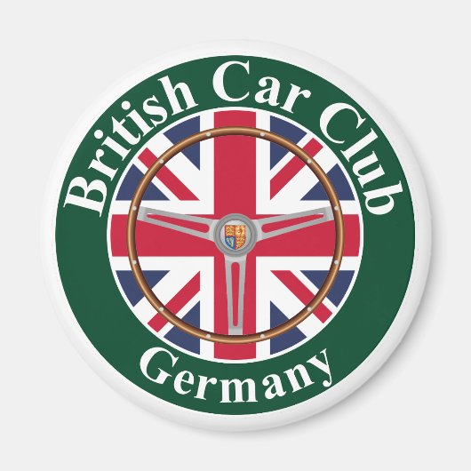 British Car Club Magnet (Voorkant)