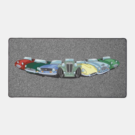 British Car Desk Pad (Voorkant)