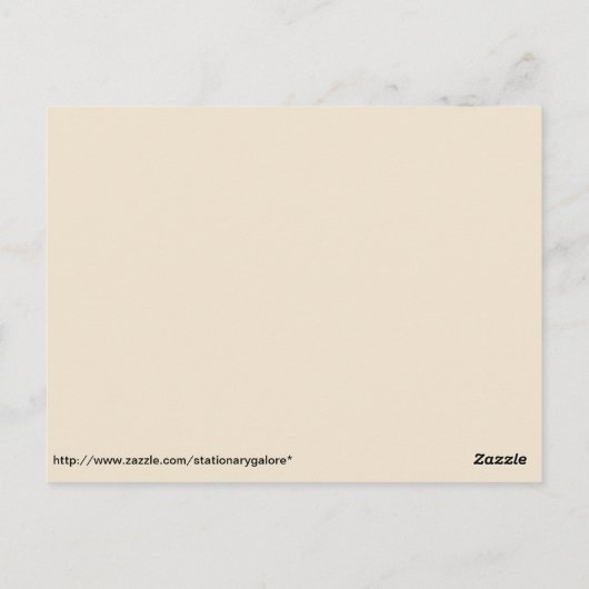 British Cathedral Briefkaart (Achterkant)