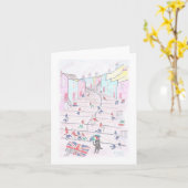 British Cats in Crowther Street Stockport Cheshire Kaart (Gele Bloem)