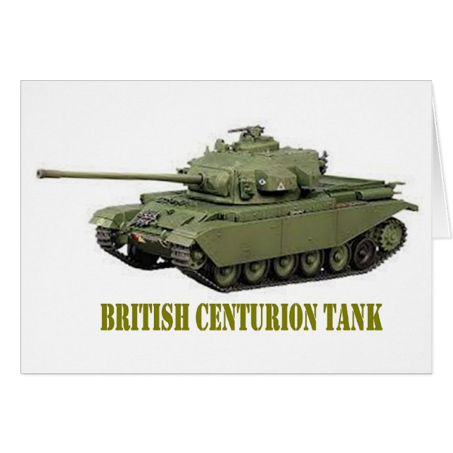 BRITISH CENTURION TANK (Voorkant Horizontaal)
