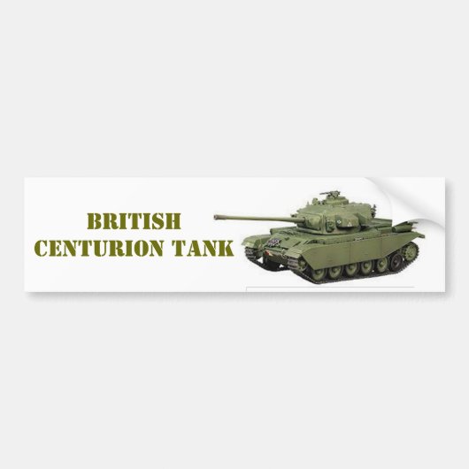 BRITISH CENTURION TANK BUMPERSTICKER (Voorkant)