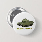 BRITISH CENTURION TANK RONDE BUTTON 5,7 CM (Voorkant /achterkant)