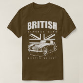 British Classic Car Austin Healey Long Slapeve T-shirt (Design voorkant)