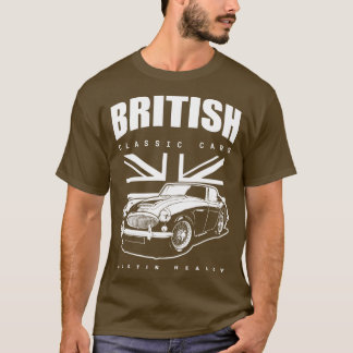 British Classic Car Austin Healey Long Slapeve T-shirt