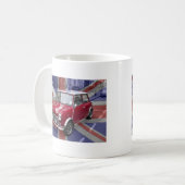 British Classic Mini car Koffiemok (Voorkant links)
