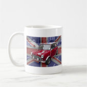 British Classic Mini car Koffiemok (Links)