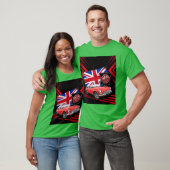 British Classic Sports Car MG MGB Convertible fami T-shirt (Unisex)