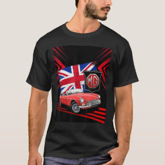 British Classic Sports Car - MG MGB Convertible T-shirt