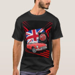 British Classic Sports Car - MG MGB Convertible T- T-shirt<br><div class="desc">British Classic Sports Car - MG MGB Convertible T-Shirt</div>