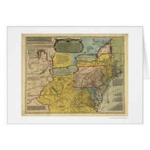 British Colonies America Map - 1771