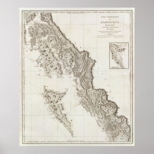 British Columbia Alaska Poster (Voorkant)