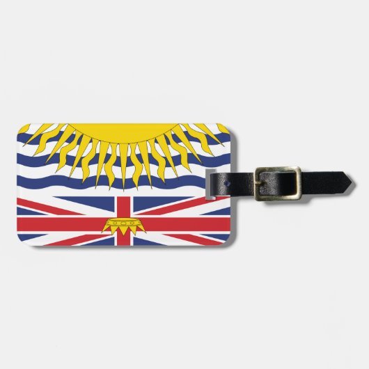 British Columbia Bagagelabel (Voorkant horizontaal)