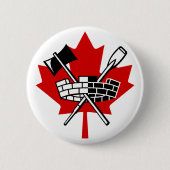 British Columbia BC Canada Ronde Button 5,7 Cm (Voorkant)