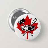 British Columbia BC Canada Ronde Button 5,7 Cm (Voorkant /achterkant)
