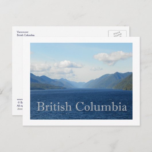 British Columbia Briefkaart (Voorkant / Achterkant)