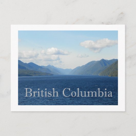 British Columbia Briefkaart (Voorkant)
