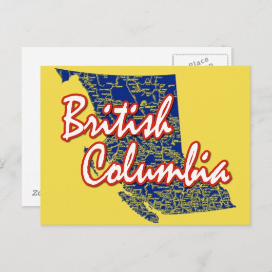 British Columbia Briefkaart (Voorkant / Achterkant)