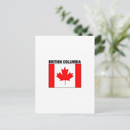 British Columbia Briefkaart (Staand voorkant)