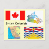 British Columbia Canada Briefkaart (Voorkant)