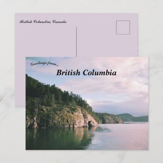 British Columbia Canada Landscape Briefkaart (Voorkant / Achterkant)