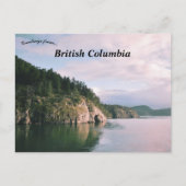 British Columbia Canada Landscape Briefkaart (Voorkant)