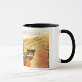 British Columbia Canada Print Glass Mok