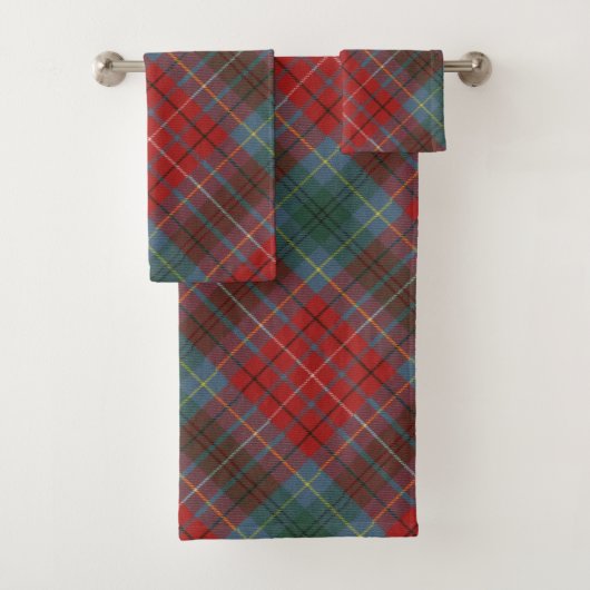 British Columbia Canada Provinciaal Tartan Bad Handdoek (Insitu)