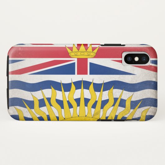 British Columbia Case-Mate iPhone Case (Achterkant (horizontaal))