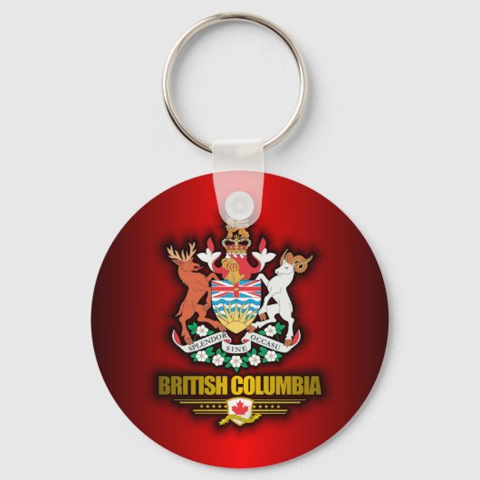 British Columbia COA Sleutelhanger (Voorkant)