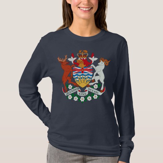 British Columbia Coat of Arms T-shirt (Voorkant)