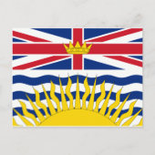 British Columbia Flag Briefkaart (Voorkant)
